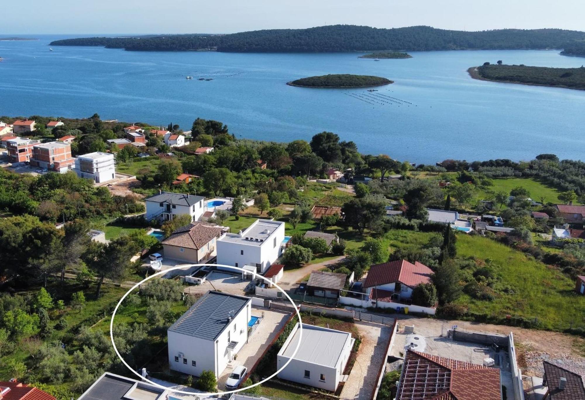 Villa Pura Vida With Sea View Пула Экстерьер фото